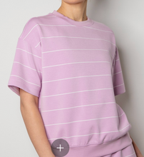 Load image into Gallery viewer, Thin Striped Poly Short Set **4 COLORS**
