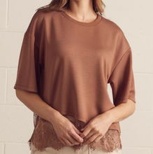 Load image into Gallery viewer, Lace Detail Top **3 COLORS**

