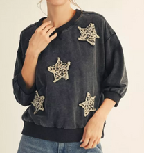 Load image into Gallery viewer, Leopard Patch Star Top
