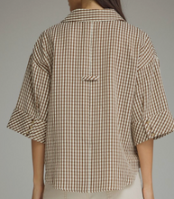 Load image into Gallery viewer, Gingham Collared Shirt **2 COLORS** - PLUS
