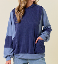 Load image into Gallery viewer, Urban Ribbed Hoodie Top **2 COLORS**
