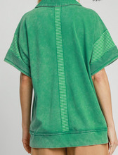 Load image into Gallery viewer, Mixed Collared Top **4 COLORS**
