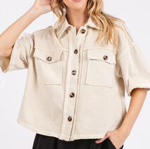 Mineral Wash Top **2 COLORS**