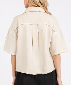 Mineral Wash Top **2 COLORS**