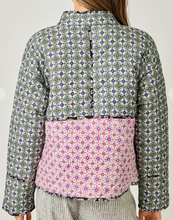 Load image into Gallery viewer, Mixed Media Quilted Jacket **2 COLORS**
