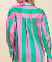 Load image into Gallery viewer, Striped Button Down Top **2 COLORS**
