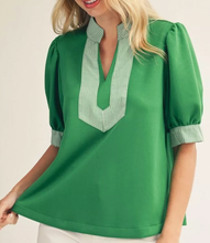 Load image into Gallery viewer, Striped Contrast Top ** 5 COLORS **
