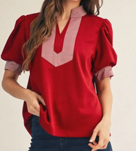 Load image into Gallery viewer, Striped Contrast Top ** 8 COLORS **
