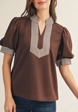 Load image into Gallery viewer, Striped Contrast Top ** 8 COLORS **
